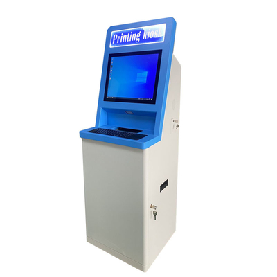 TFT LCD Monitor A4 Printer Kiosk Self Service Cash Payment Kiosk Vandalの証拠