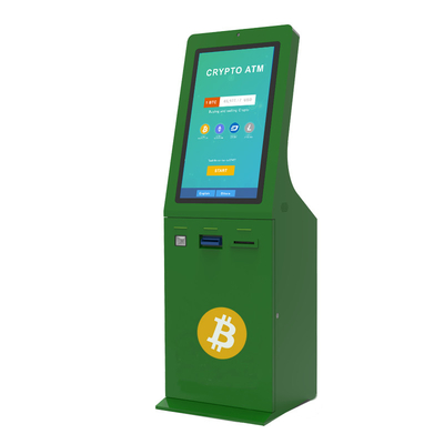 自己サービス32inchはビットコイン自動支払機のキオスクの現金交換BTM機械を売買する