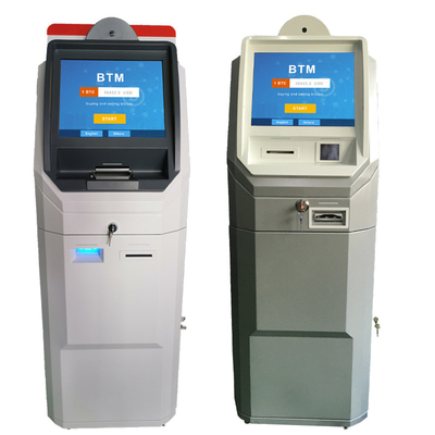 容量性タッチスクリーンの対面ビットコイン自動支払機のキオスク