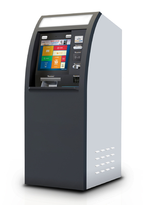 高い安全バルク現金自動支払機機械ビジネス銀行自動支払機機械19inch