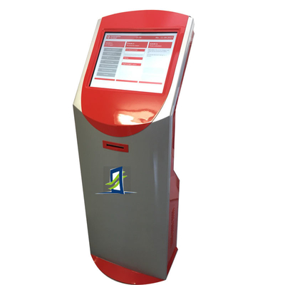 19.1台のインチ銀行自動支払機機械切符プリンターが付いている相互タッチ画面のキオスク